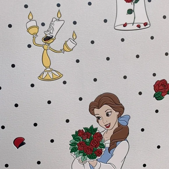 Authentic KATE SPADE Saffiano leather beauty & the beast laptop zip case - Picture 4 of 10